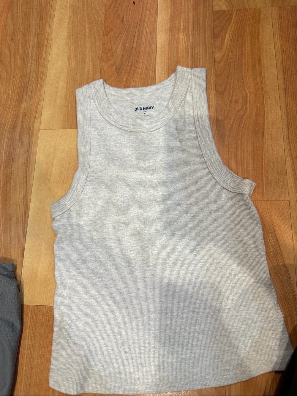 Old Navy Ribbed Tank Tops - Blue, Gray, Yellow (3-Pack) - Picture 2 of 4